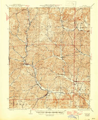 1929 Map of Des Arc, 1946 Print