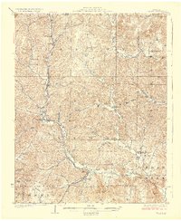 1929 Map of Des Arc