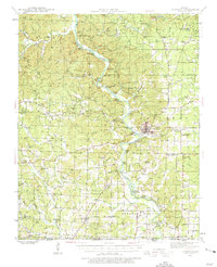 preview thumbnail of historical topo map of Doniphan, MO in 1939