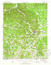 Download a high-resolution, GPS-compatible USGS topo map for Doniphan, MO (1966 edition)