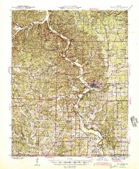 1945 Map of Doniphan, MO
