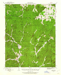 preview thumbnail of historical topo map of Iron County, MO in 1924