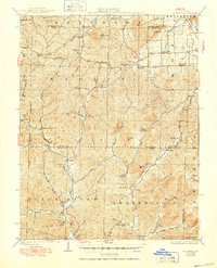 1926 Map of Iron County, MO, 1950 Print