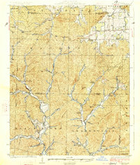 preview thumbnail of historical topo map of Iron County, MO in 1926
