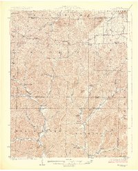 preview thumbnail of historical topo map of Iron County, MO in 1926