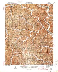 Download a high-resolution, GPS-compatible USGS topo map for Ellington, MO (1945 edition)