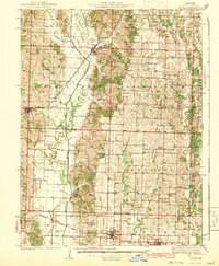 preview thumbnail of historical topo map of Elmer, MO in 1942