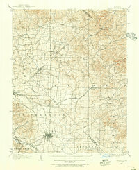 1904 Map of Farmington, 1956 Print