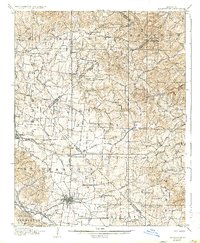 1906 Map of Farmington, 1937 Print