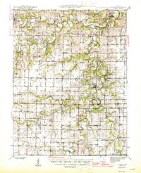 Download a high-resolution, GPS-compatible USGS topo map for Florida, MO (1945 edition)
