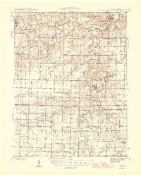 Download a high-resolution, GPS-compatible USGS topo map for Florida, MO (1945 edition)