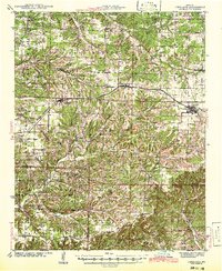 Download a high-resolution, GPS-compatible USGS topo map for Fordland, MO (1942 edition)