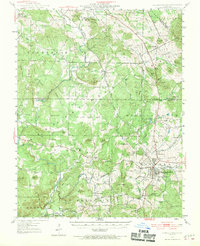 1947 Map of Fredericktown, 1970 Print