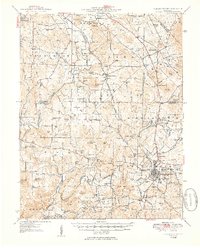 1950 Map of Fredericktown