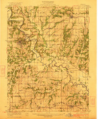 1922 Map of Gallatin