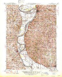 Download a high-resolution, GPS-compatible USGS topo map for Glasgow, MO (1947 edition)