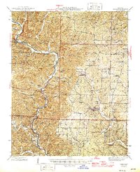 Download a high-resolution, GPS-compatible USGS topo map for Grandin, MO (1946 edition)
