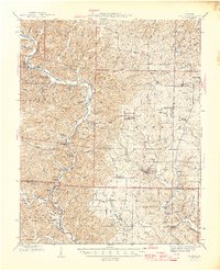 Download a high-resolution, GPS-compatible USGS topo map for Grandin, MO (1946 edition)