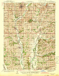1943 Map of Allendale, MO