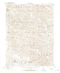 1912 Map of Green City, MO, 1968 Print