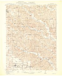 preview thumbnail of historical topo map of Green City, MO in 1914