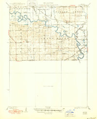 1924 Map of Hale, MO, 1950 Print