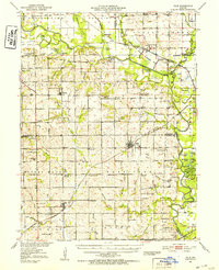1951 Map of Hale, MO, 1952 Print