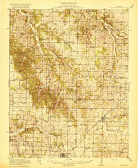 Download a high-resolution, GPS-compatible USGS topo map for Halltown, MO (1919 edition)