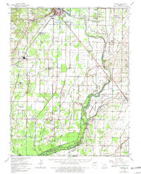 Download a high-resolution, GPS-compatible USGS topo map for Harviell, MO (1981 edition)