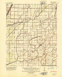 1940 Map of Hayti, 1943 Print