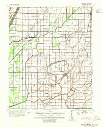 1940 Map of Hayti, 1954 Print