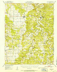 Download a high-resolution, GPS-compatible USGS topo map for Hermitage, MO (1952 edition)