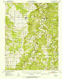 Download a high-resolution, GPS-compatible USGS topo map for Hermitage, MO (1964 edition)