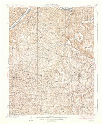 1937 Map of Tuscumbia, MO