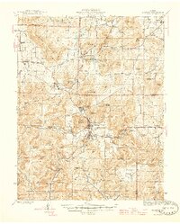 preview thumbnail of historical topo map of Ironton, MO in 1946