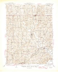 Download a high-resolution, GPS-compatible USGS topo map for Kearney, MO (1945 edition)