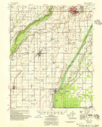 preview thumbnail of historical topo map of Kennett, MO in 1956
