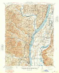 1916 Map of Kimmswick, 1948 Print