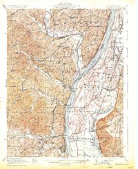 1916 Map of Kimmswick, 1933 Print