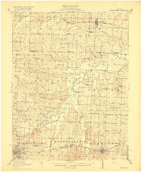 1917 Map of Knobnoster