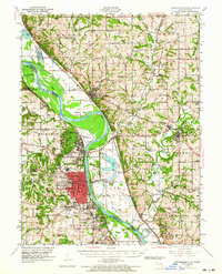 Download a high-resolution, GPS-compatible USGS topo map for Leavenworth, MO (1964 edition)