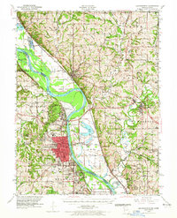 Download a high-resolution, GPS-compatible USGS topo map for Leavenworth, MO (1965 edition)