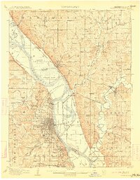 1910 Map of Leavenworth