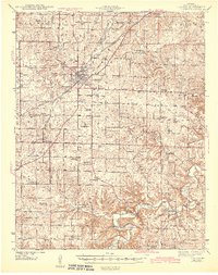 Download a high-resolution, GPS-compatible USGS topo map for Lebanon, MO (1943 edition)