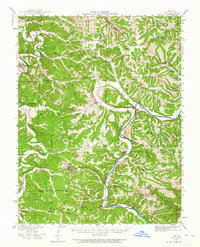 Download a high-resolution, GPS-compatible USGS topo map for Linn, MO (1964 edition)