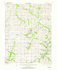 1923 Map of DeKalb County, MO, 1966 Print