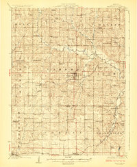 preview thumbnail of historical topo map of Maysville, MO in 1925
