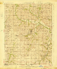 preview thumbnail of historical topo map of Maysville, MO in 1925
