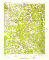 Download a high-resolution, GPS-compatible USGS topo map for Meramec Spring, MO (1957 edition)
