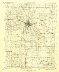 1932 Map of Mexico, MO
